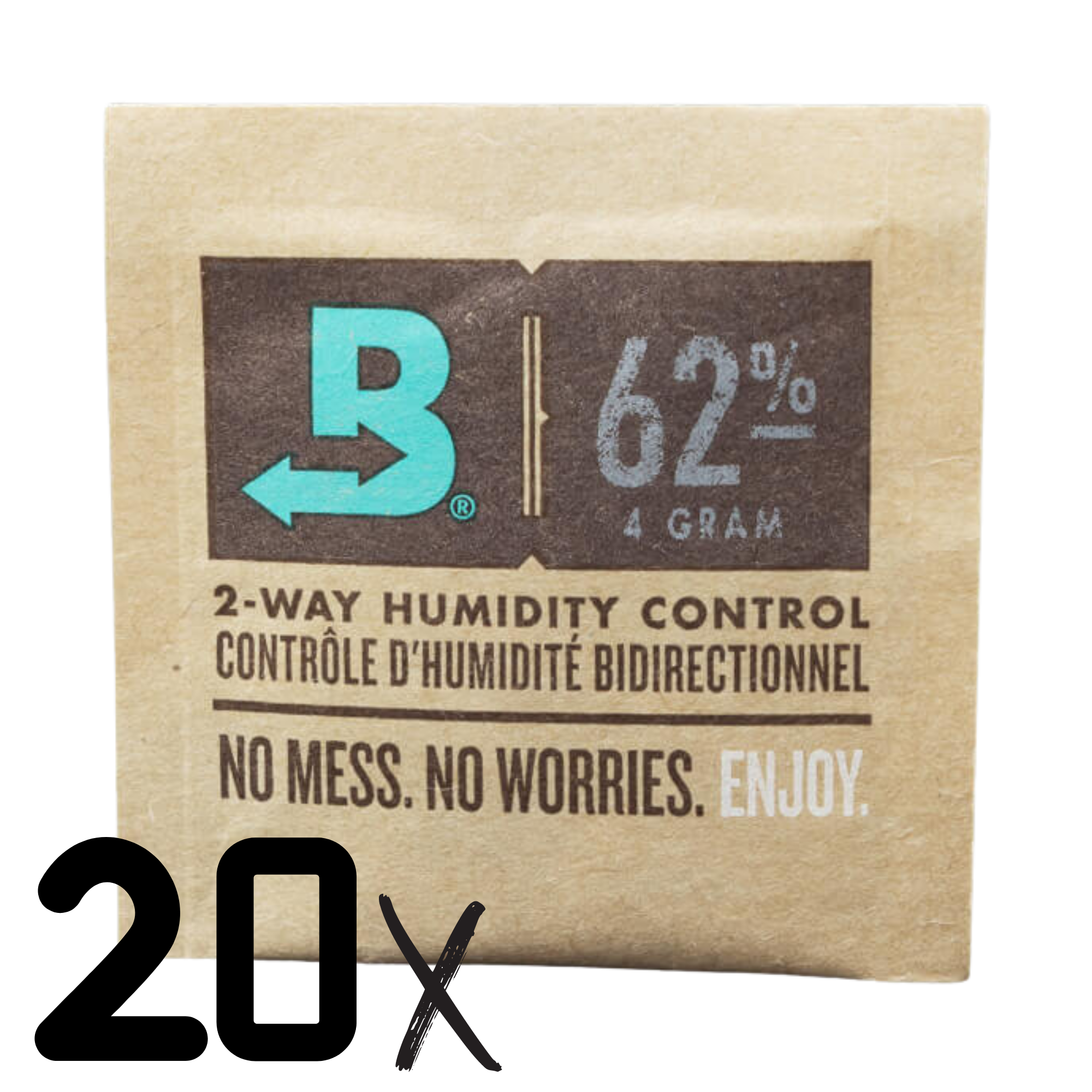 58%/62% - 4g bis 8g Boveda Hygro-Pack Feuchtigkeit - Feuchtigkeitskontrolle - Aufbewahrung von Kräutern - humidity pack - Luftfeuchtigkeit