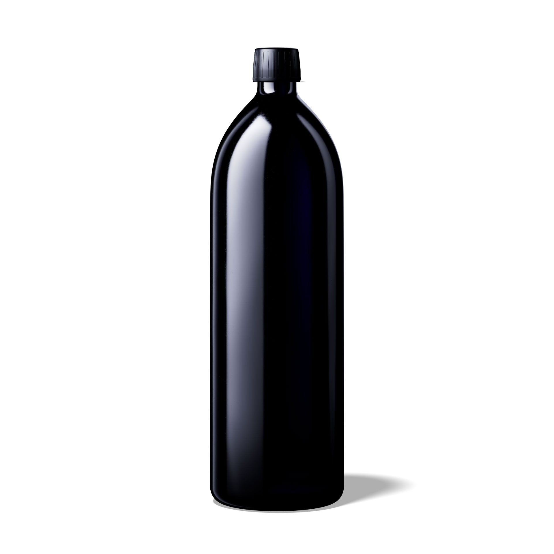 MIRON Aquarius 1000ml Wasserflasche - SM130021-204 inkl. Verschluss - RGB43D1A001-200 besserer UV-Schutz als Braunglas! - aqua bottle
