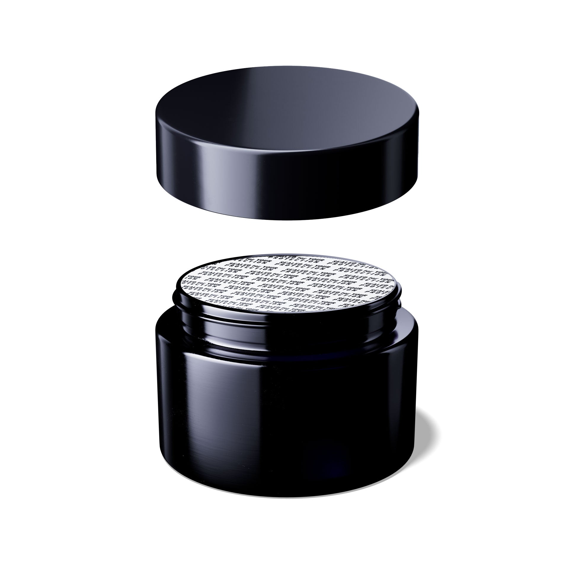 MIRON Eris 120ml Tiegel - HF13627-204 inkl. Verschluss - HBA01H1A004-200 Cremedose, Kosmetik Tiegel, Salbendose, UV-Glas, luftdicht