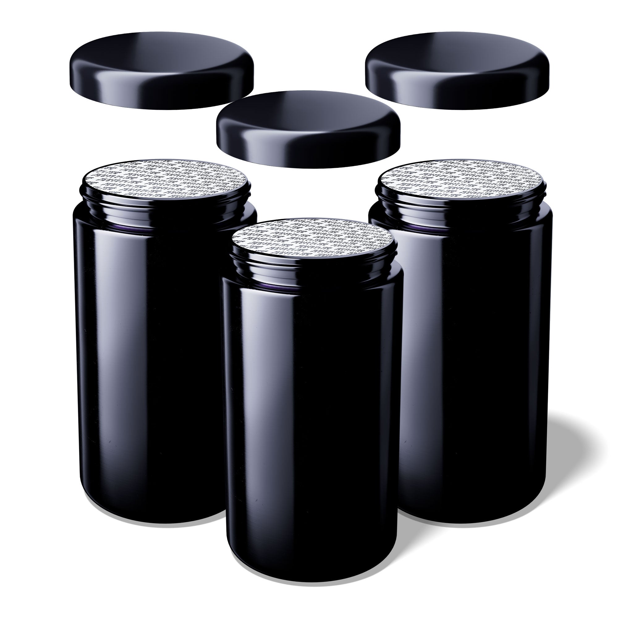 MIRON Saturn 3x500ml Weithalsdose - SM120016-204 inkl. Deckel und Originalitätssiegel - EGA36A1A001-200 UV-Glas, luftdicht, geruchsneutral