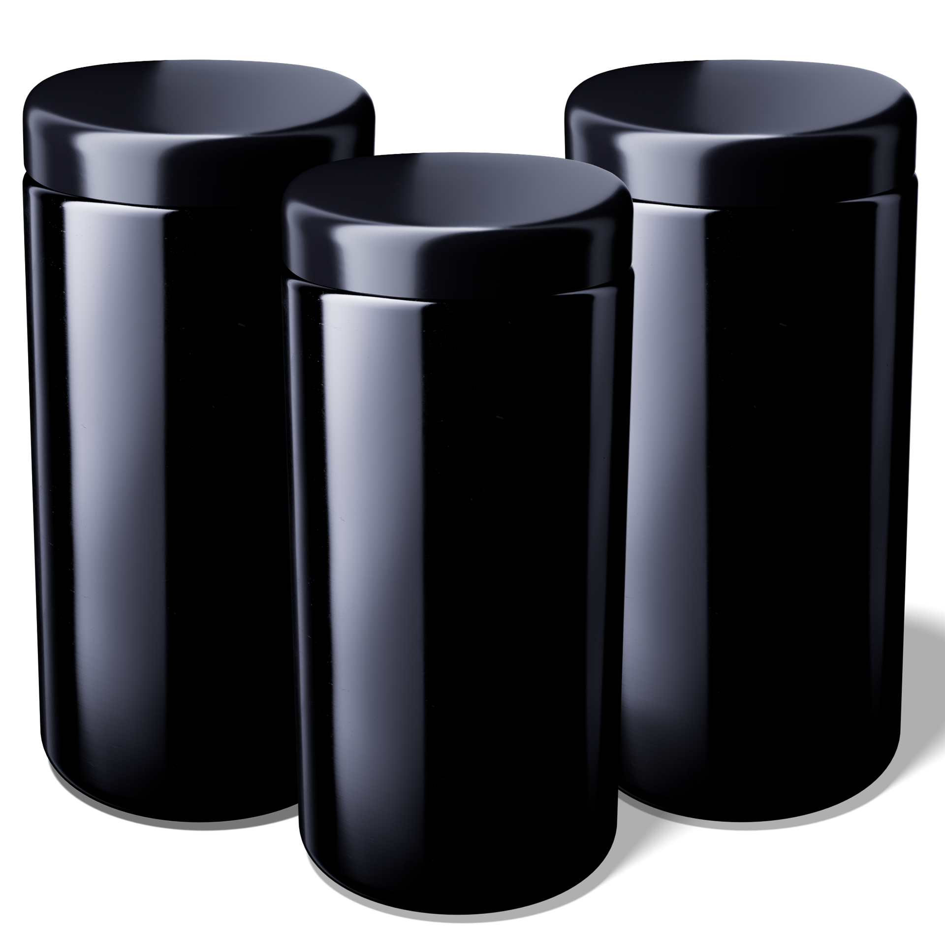 MIRON Saturn 3x1000ml Weithalsdose - SM120017-204 inkl. Deckel und Originalitätssiegel - EGA36A1A001-200 UV-Glas, luftdicht, geruchsneutral