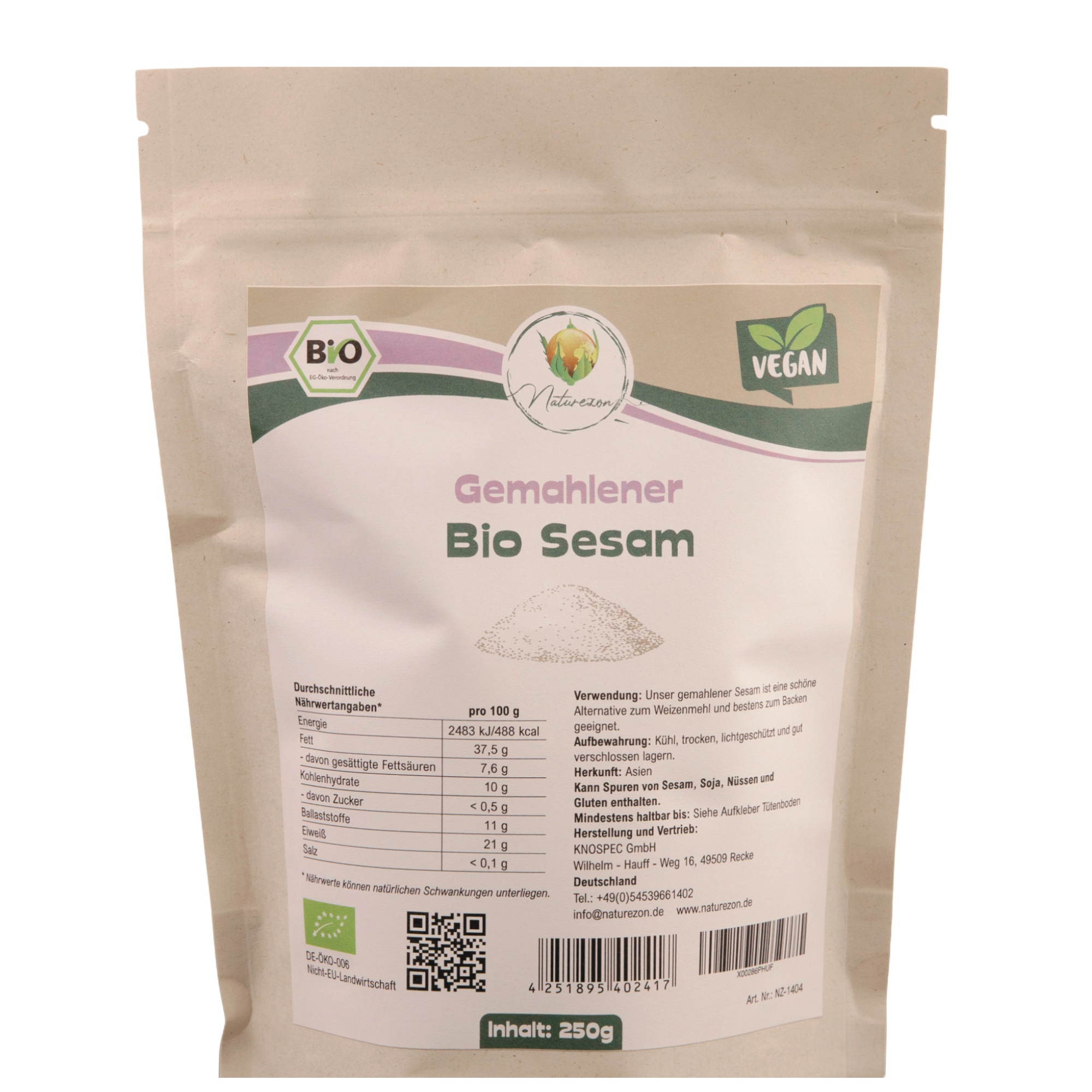 Naturezon Bio Sesam (gemahlen)
