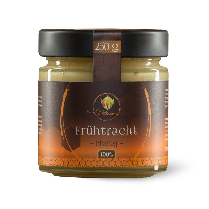Frühtracht - cremig, mild, aromatisch, naturbelassener Honig (von Imkerei S.Paffenroth) - Deutscher Honig vom Imker